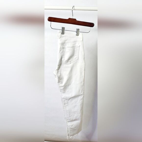 L'Agence Marcelle French Slim Fit Blanc Jeans - White - Size 4 - 27" Waist - Picture 3 of 6